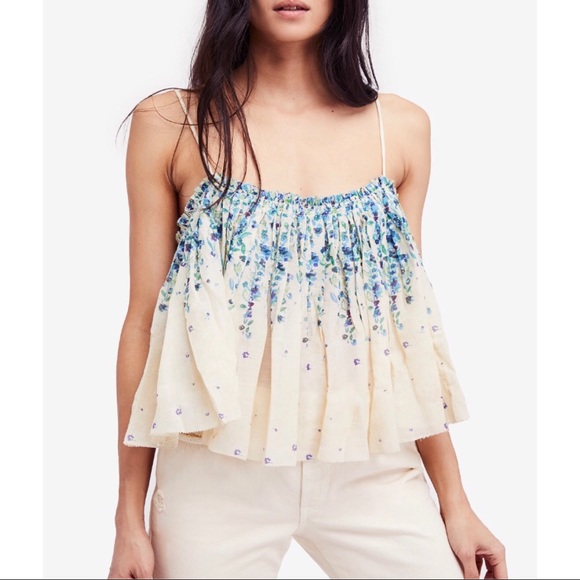 Free People Tops - Free  People Printed Cotton top
